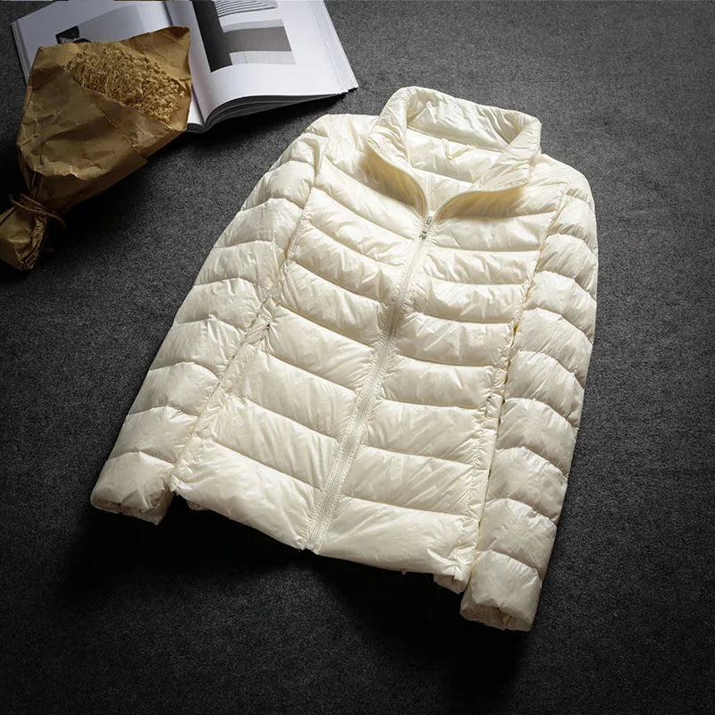 Aaliyah® | Hochwertige Leder Kapuzenjacke für Damen