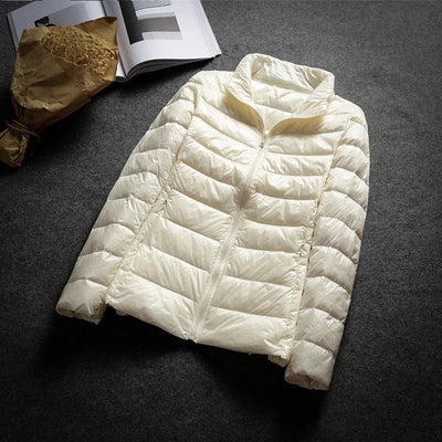 Aaliyah® | Hochwertige Leder Kapuzenjacke für Damen